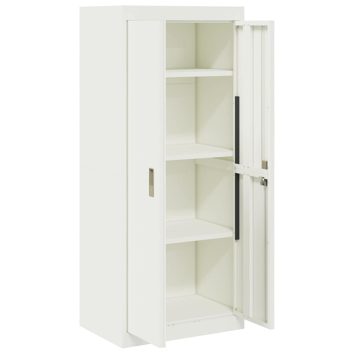 Storage Cabinet White 60 x 40 x 140 cm Steel