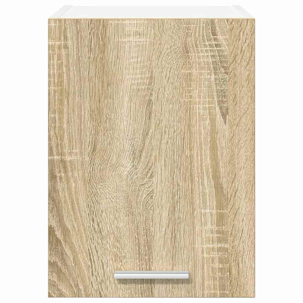 Hanging Cabinet Sonoma Oak and White 30 x 31 x 40 cm