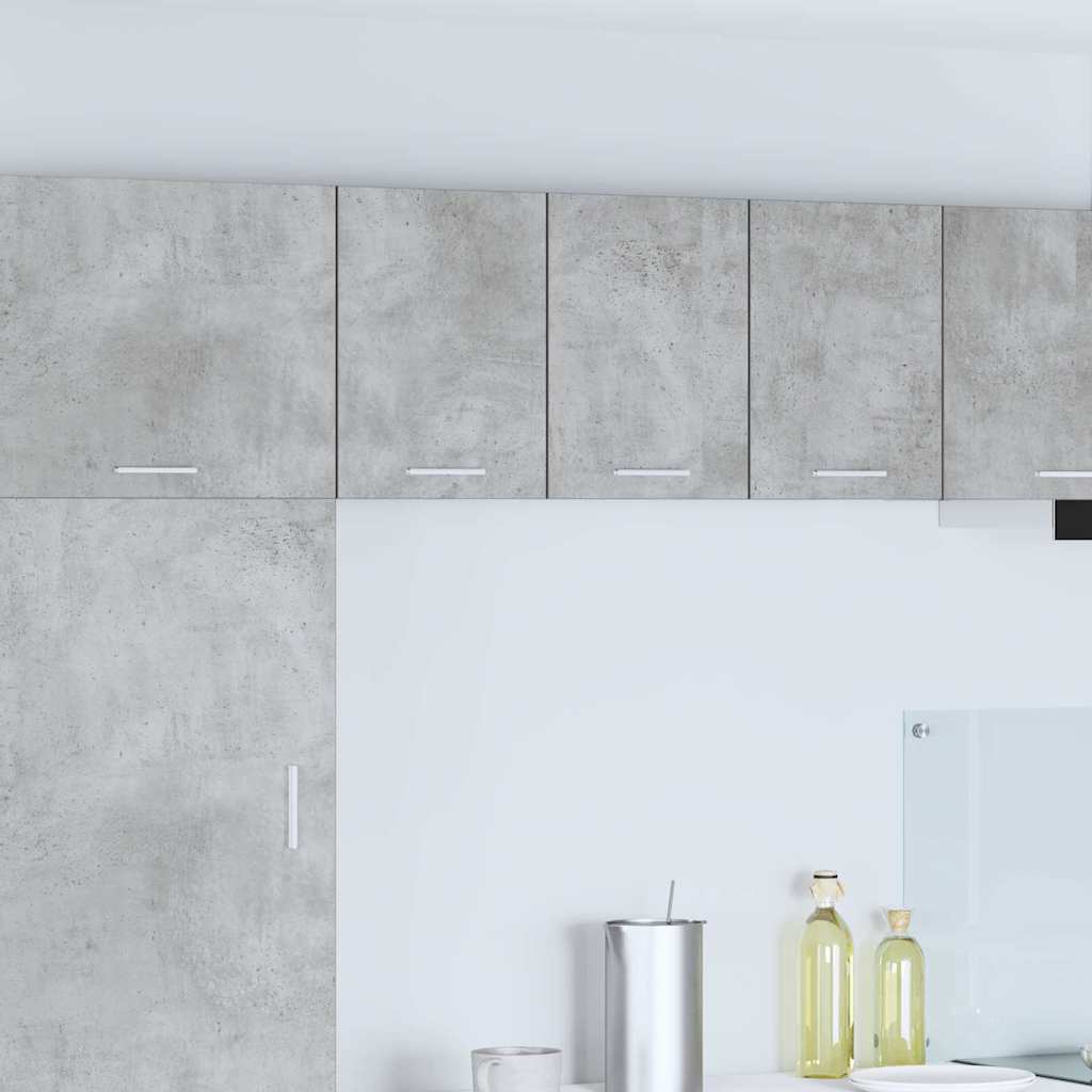 Hanging Cabinet Concrete Grey and White 30 x 31 x 40 cm