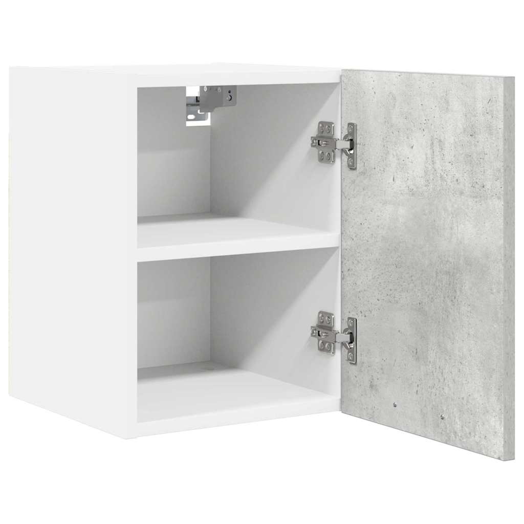 Hanging Cabinet Concrete Grey and White 30 x 31 x 40 cm