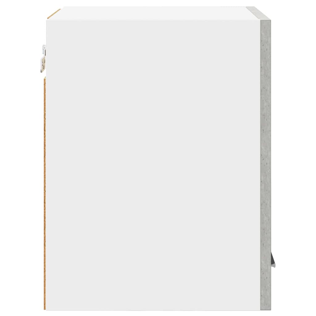 Hanging Cabinet Concrete Grey and White 30 x 31 x 40 cm