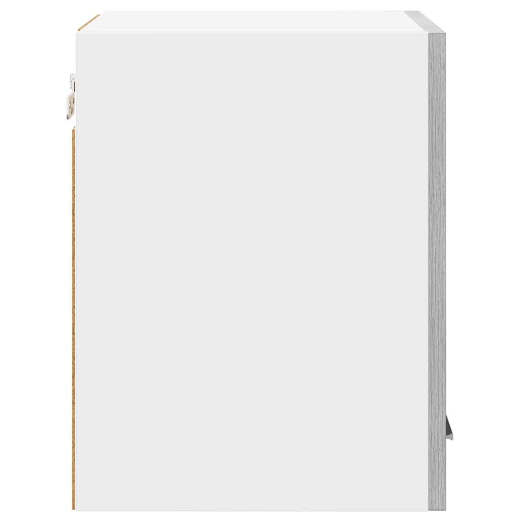 Hanging Cabinet 2 pcs Grey Sonoma and White 30 x 31 x 40 cm