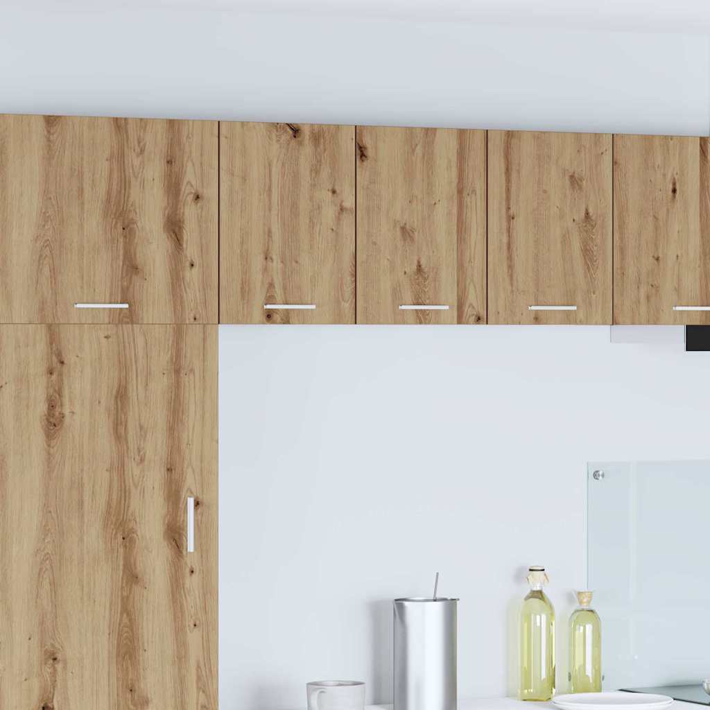 Hanging Cabinet Artisan Oak and White 30 x 31 x 40 cm
