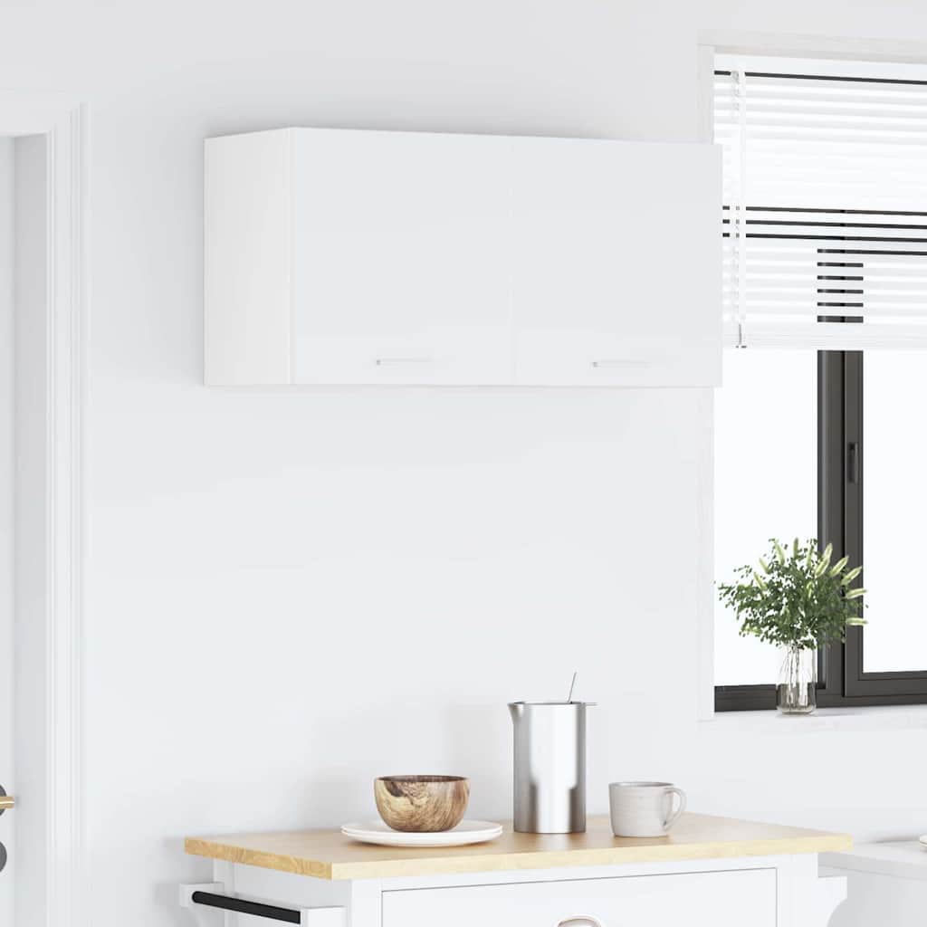 Hanging Cabinet 2 pcs White 40 x 31 x 40 cm Engineered Wood