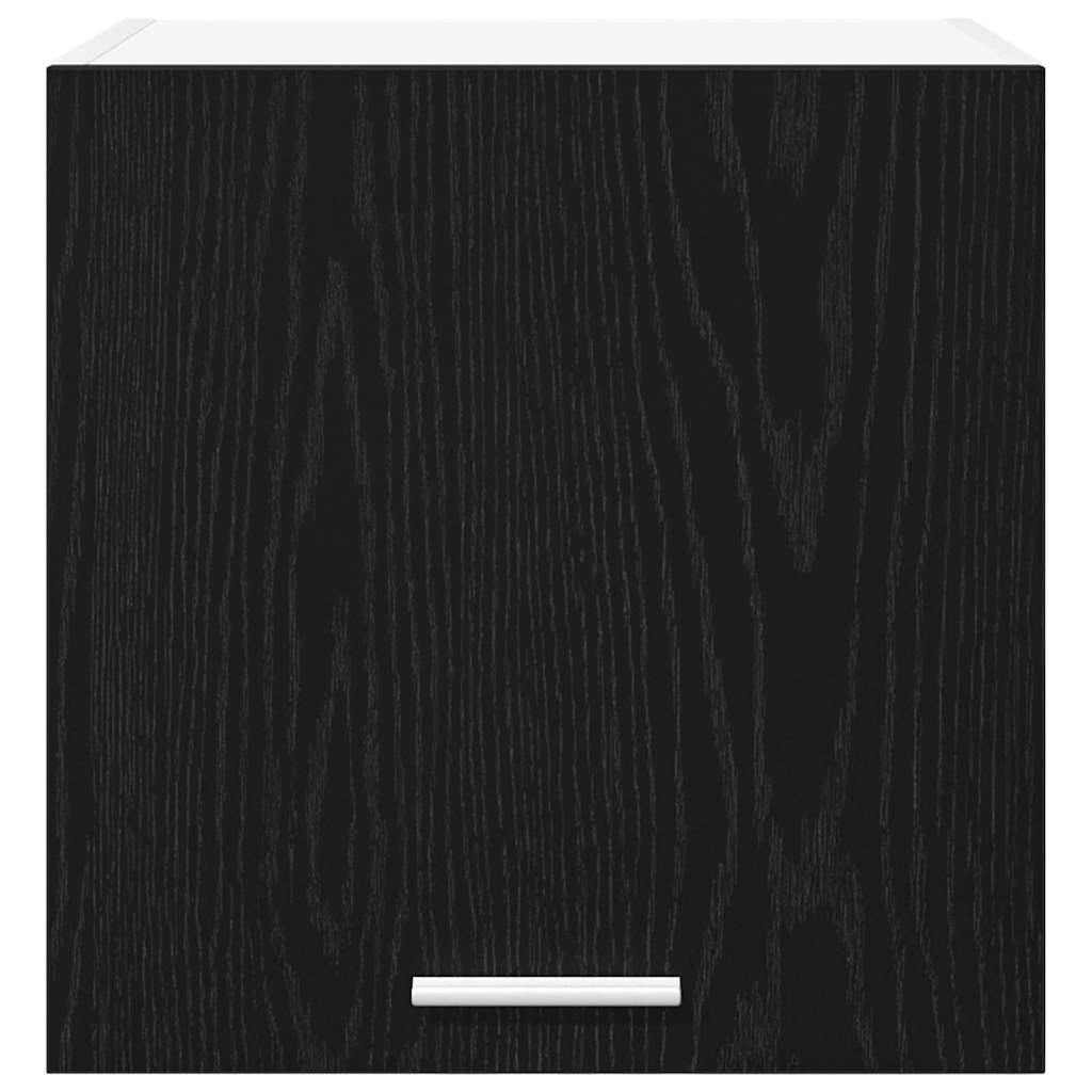 Hanging Cabinet 2 pcs Black Oak and White 40 x 31 x 40 cm
