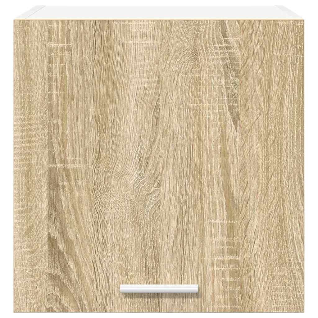 Hanging Cabinet Riga 2 pcs Sonoma Oak and White 40 x 31 x 40 cm