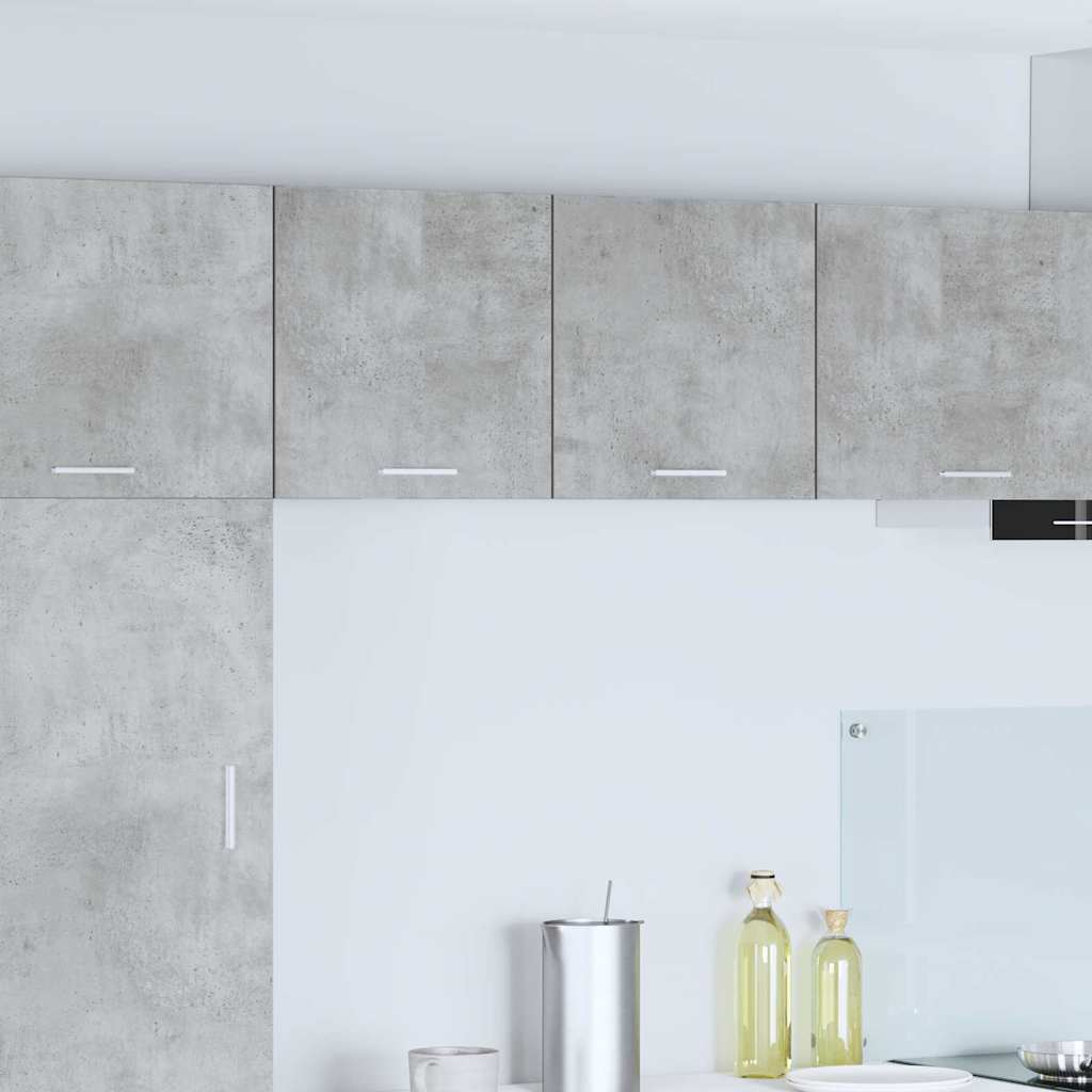 Hanging Cabinet Concrete Grey and White 40 x 31 x 40 cm