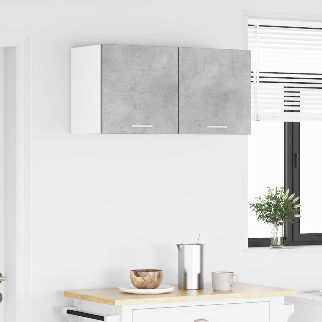 Hanging Cabinet Concrete Grey and White 40 x 31 x 40 cm
