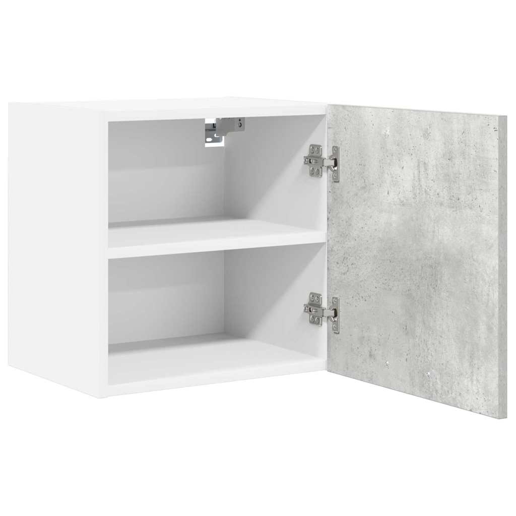 Hanging Cabinet Concrete Grey and White 40 x 31 x 40 cm