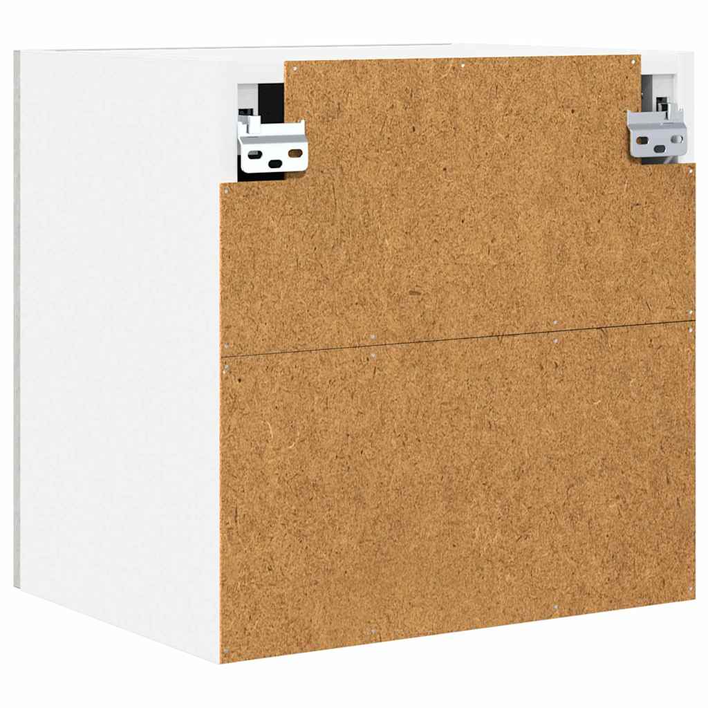 Hanging Cabinet Concrete Grey and White 40 x 31 x 40 cm