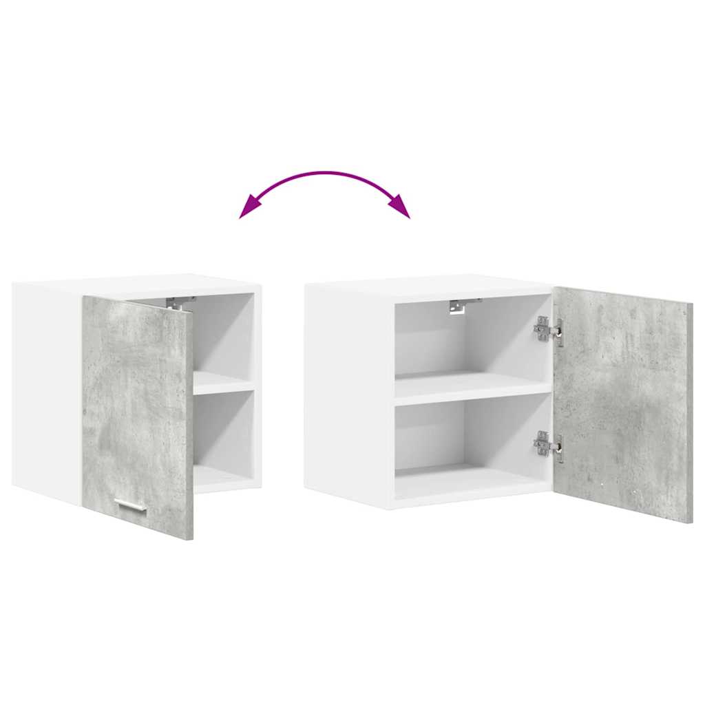 Hanging Cabinet Concrete Grey and White 40 x 31 x 40 cm