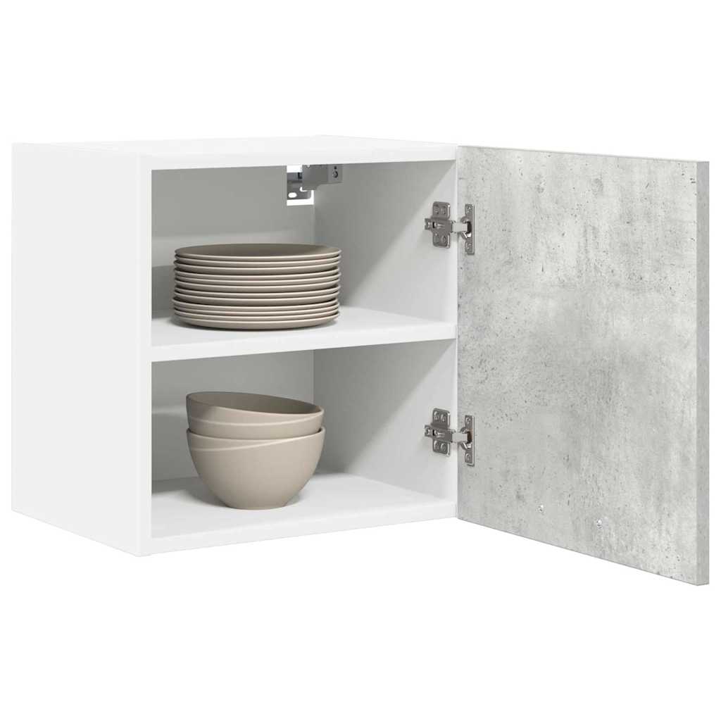 Hanging Cabinet Concrete Grey and White 40 x 31 x 40 cm