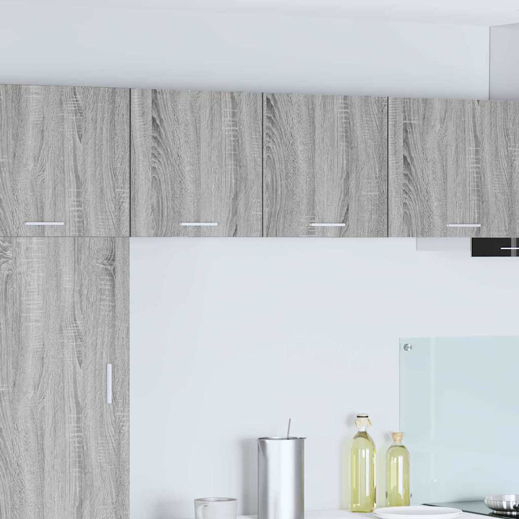 Hanging Cabinet Grey Sonoma and White 40 x 31 x 40 cm