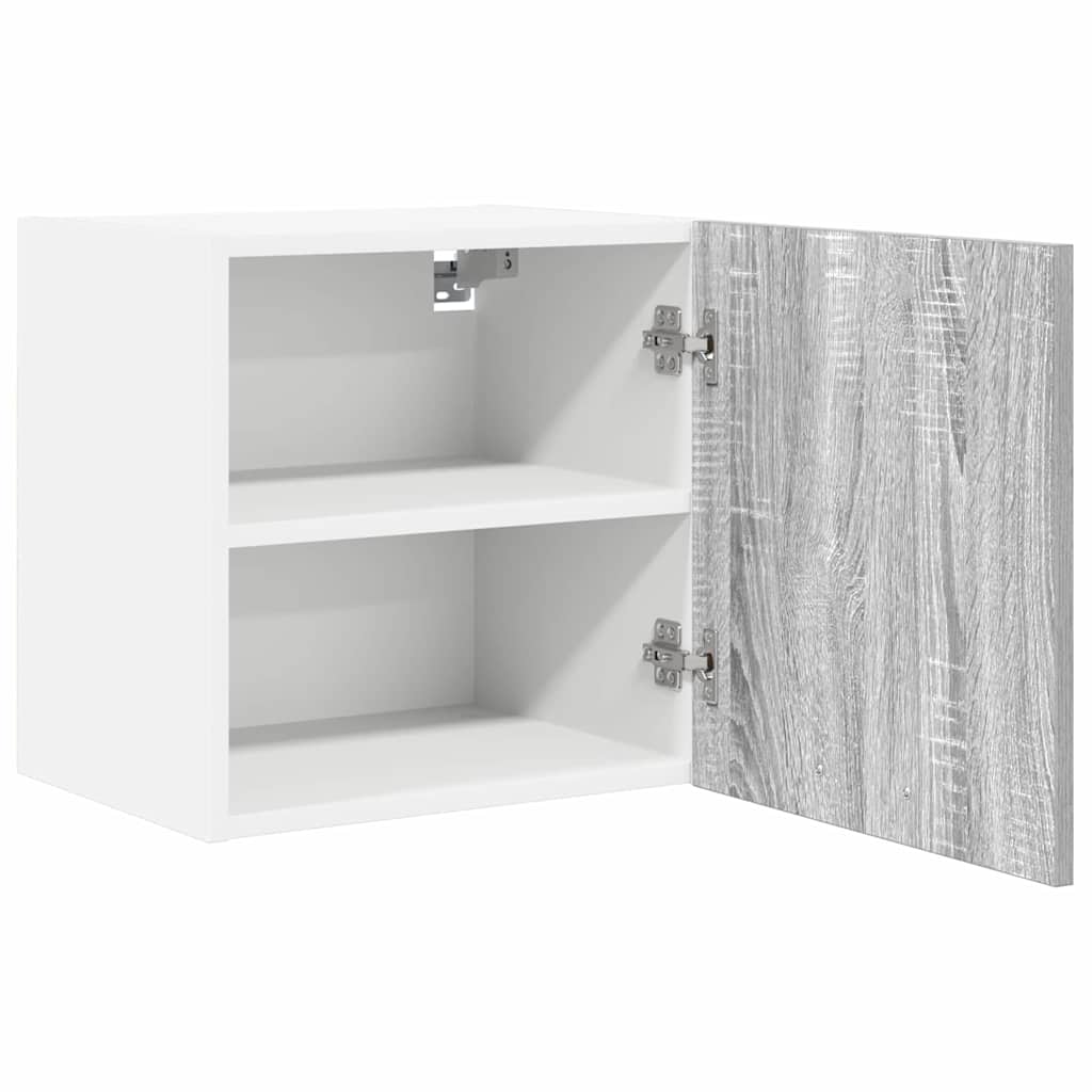Hanging Cabinet Grey Sonoma and White 40 x 31 x 40 cm