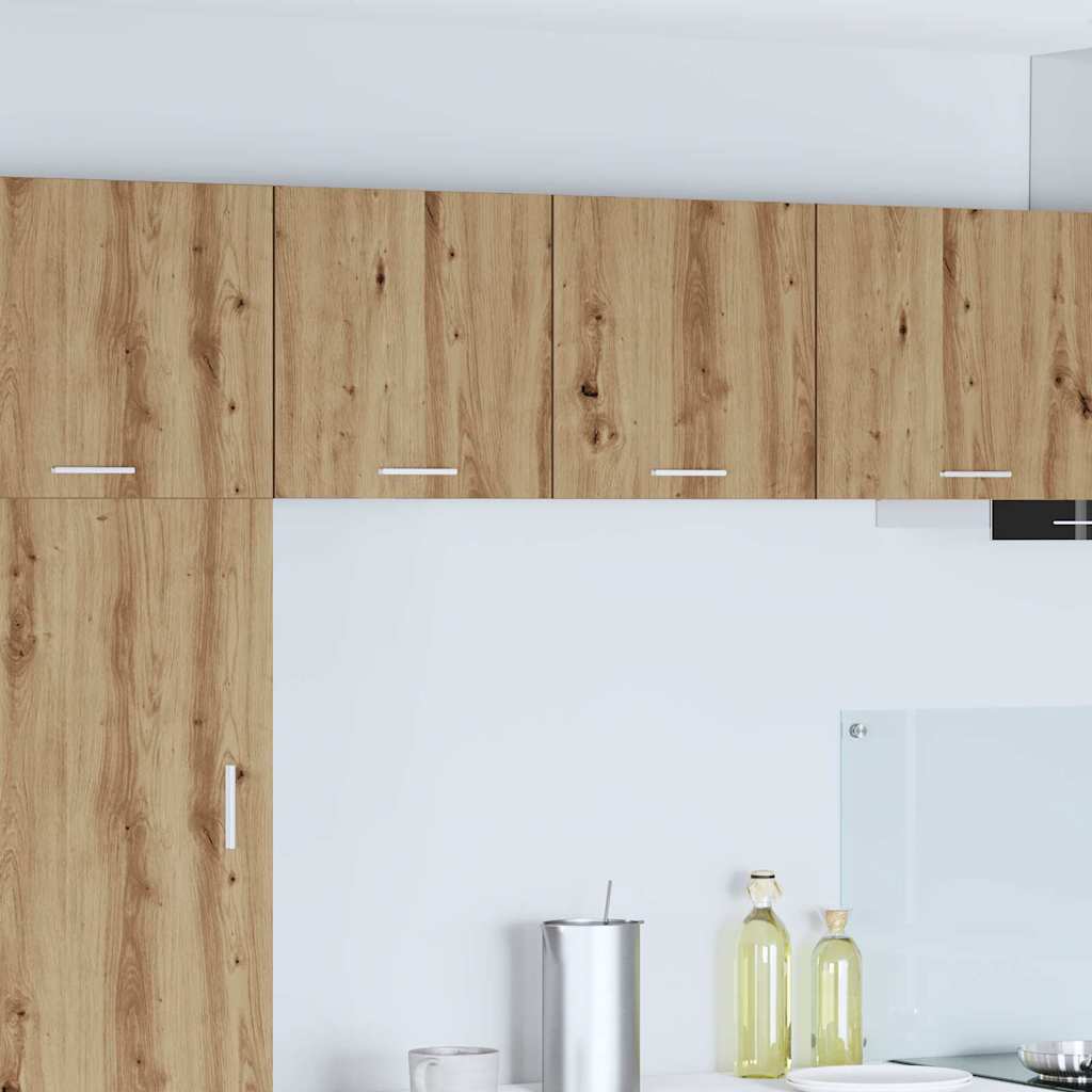 Hanging Cabinet 2 pcs Artisan Oak and White 40 x 31 x 40 cm