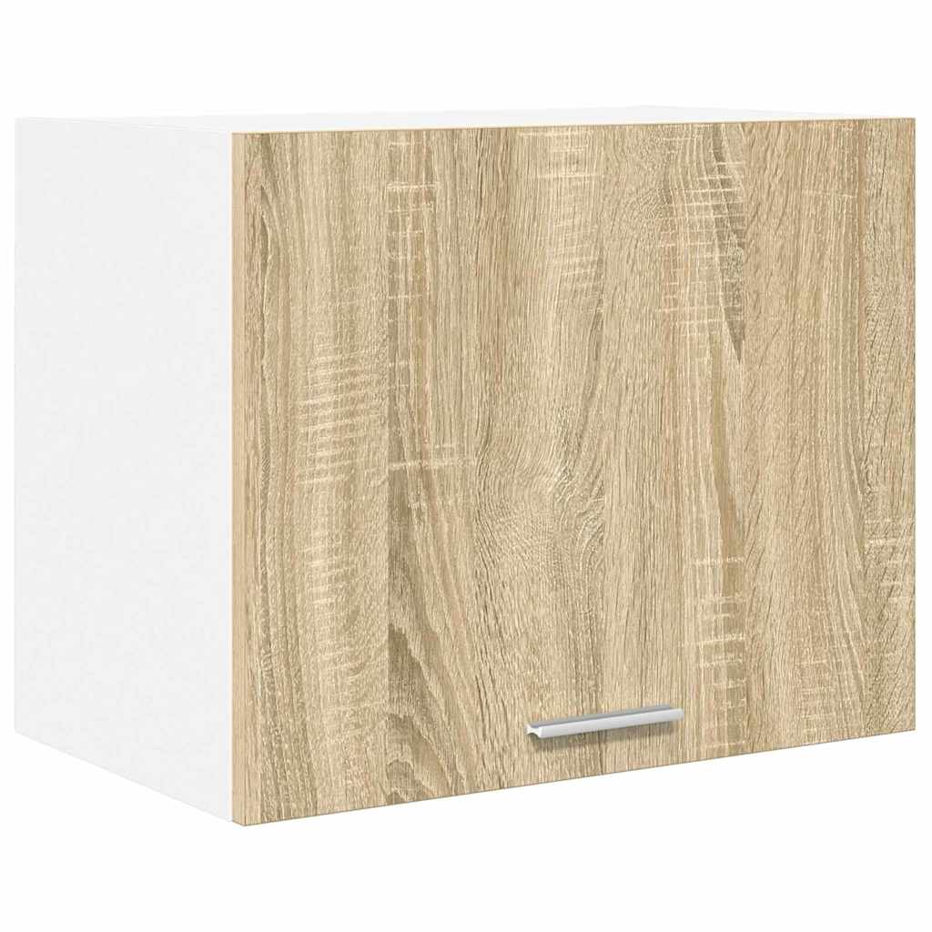 Hanging Cabinet 2 pcs Sonoma Oak and White 50 x 31 x 40 cm