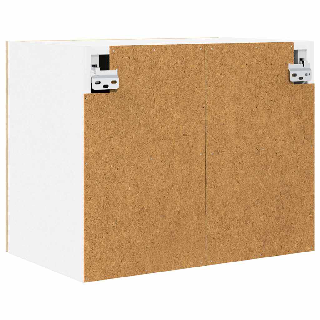 Hanging Cabinet 2 pcs Sonoma Oak and White 50 x 31 x 40 cm