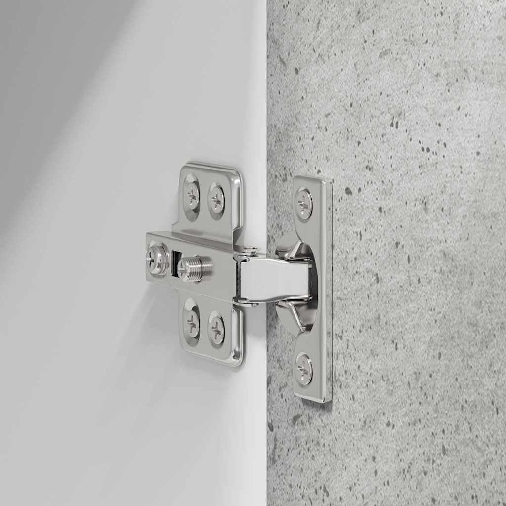 Hanging Cabinet Concrete Grey and White 50 x 31 x 40 cm