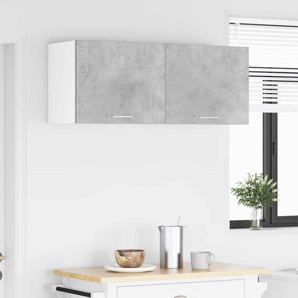 Hanging Cabinet Concrete Grey and White 50 x 31 x 40 cm