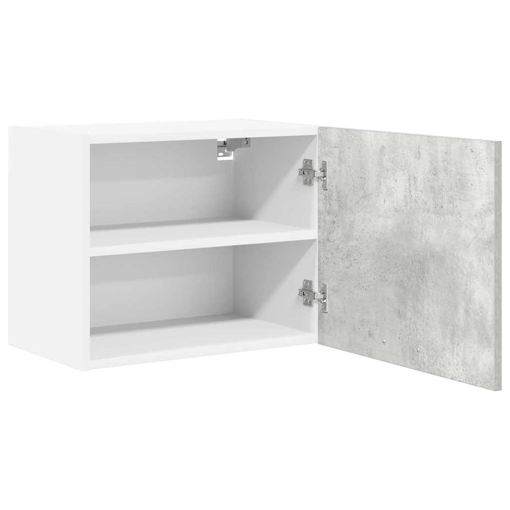 Hanging Cabinet Concrete Grey and White 50 x 31 x 40 cm