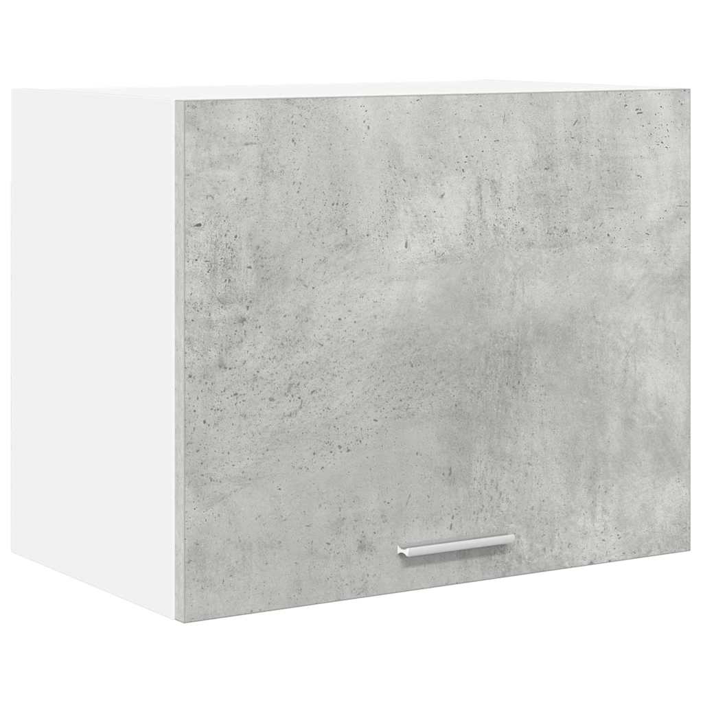 Hanging Cabinet 2 pcs Concrete Grey and White 50 x 31 x 40 cm