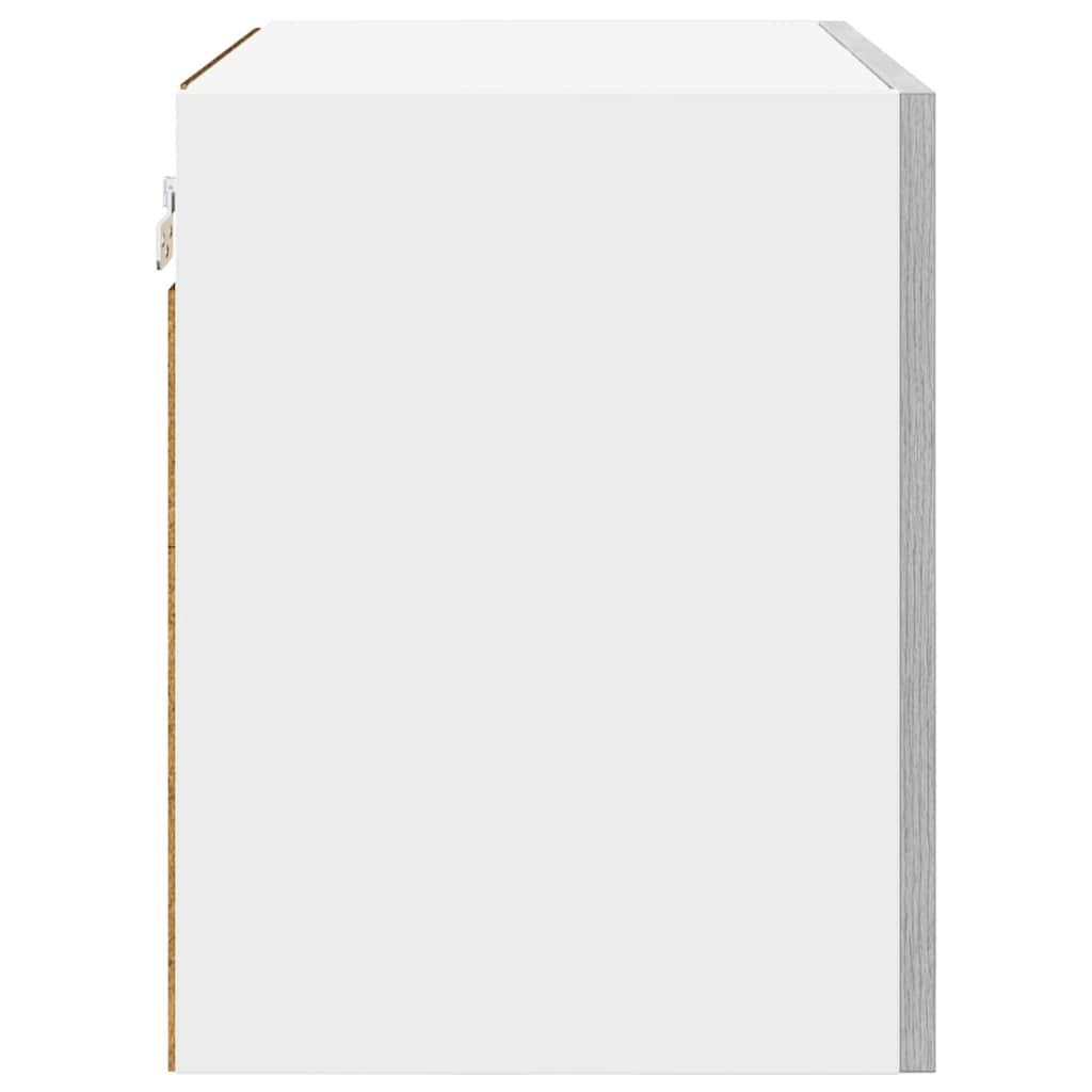 Hanging Cabinet 2 pcs Grey Sonoma and White 50 x 31 x 40 cm