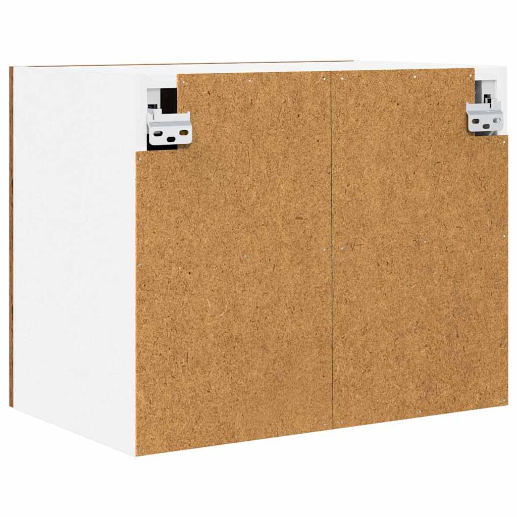 Hanging Cabinet 2 pcs Old Wood and White 50 x 31 x 40 cm