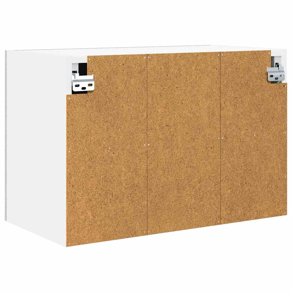 Hanging Cabinet Concrete Grey and White 60 x 31 x 40 cm
