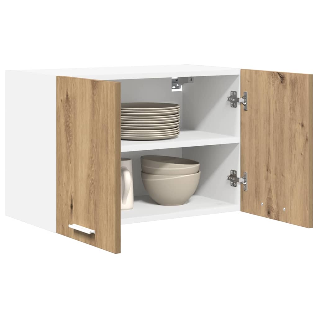 Hanging Cabinet Artisan Oak and White 60 x 31 x 40 cm