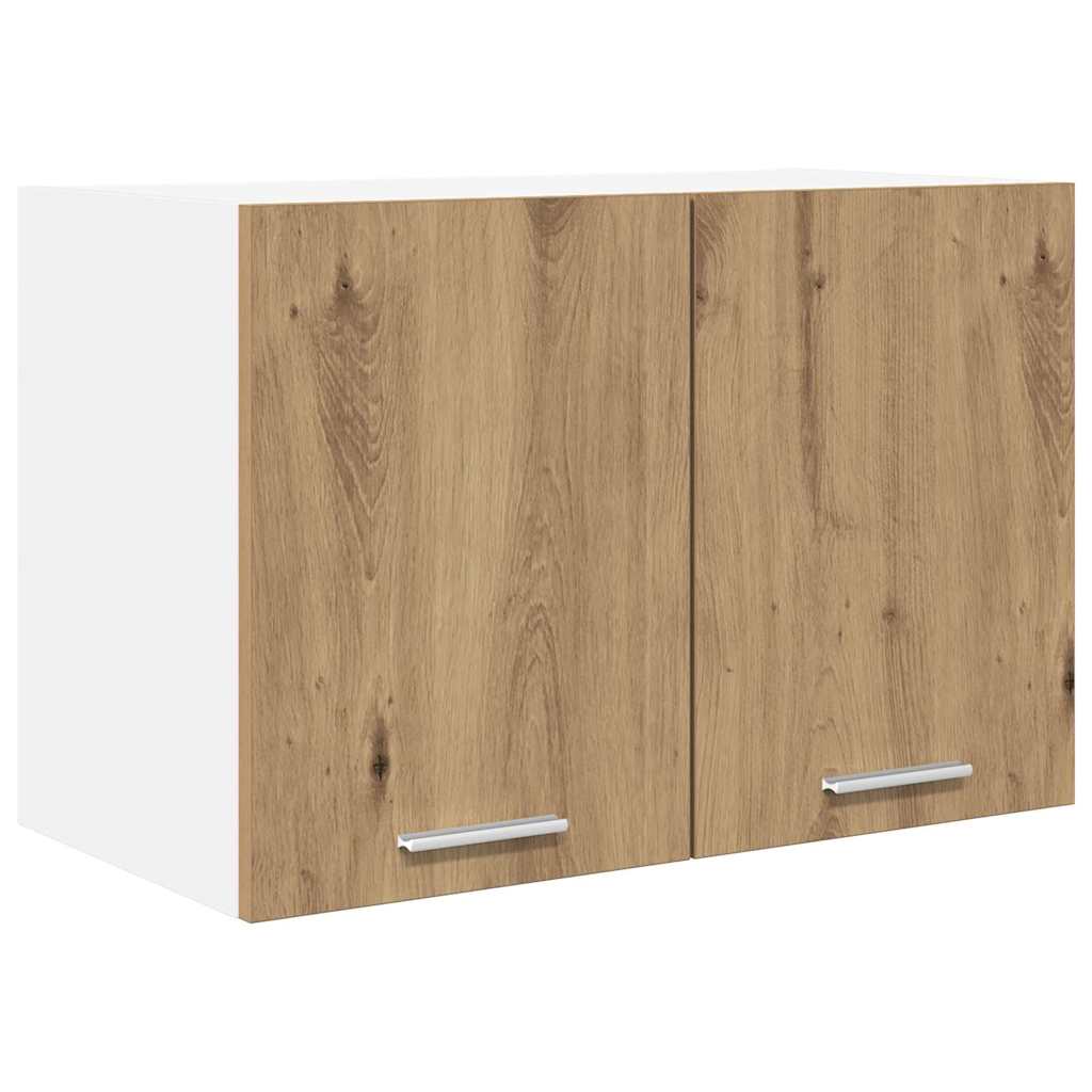 Hanging Cabinet 2 pcs Artisan Oak and White 60 x 31 x 40 cm