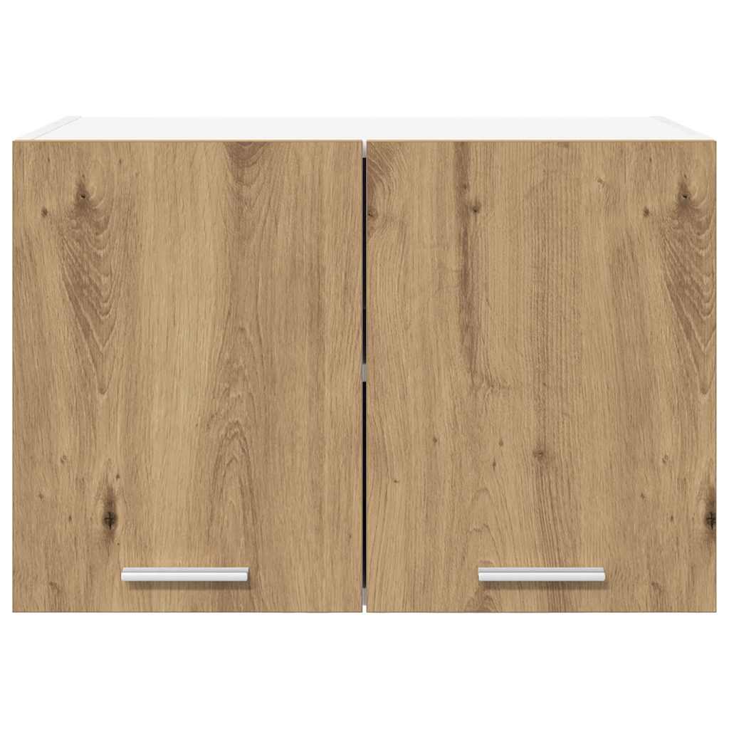Hanging Cabinet 2 pcs Artisan Oak and White 60 x 31 x 40 cm