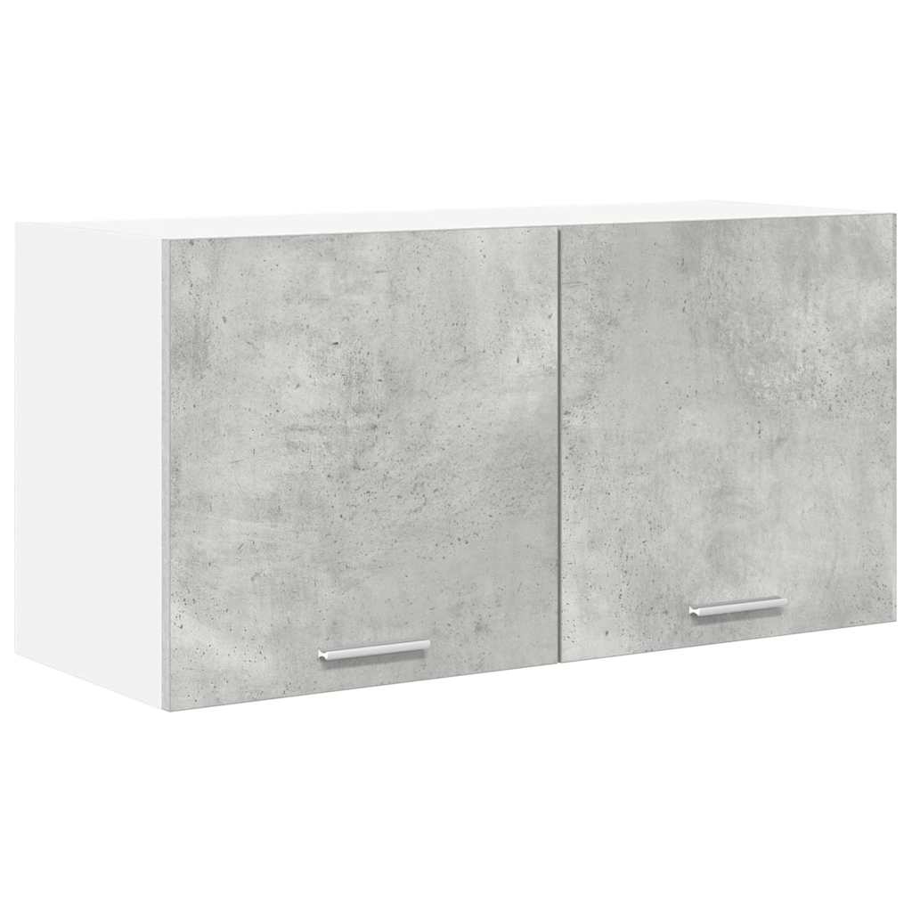 Hanging Cabinet Concrete Grey 80 x 31 x 40 cm Engineered Wood