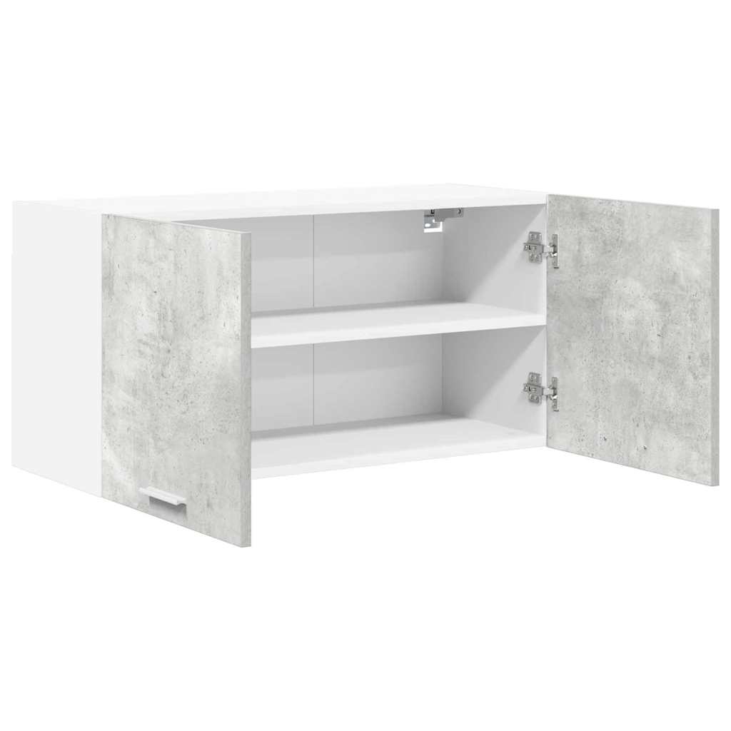 Hanging Cabinet Concrete Grey 80 x 31 x 40 cm Engineered Wood