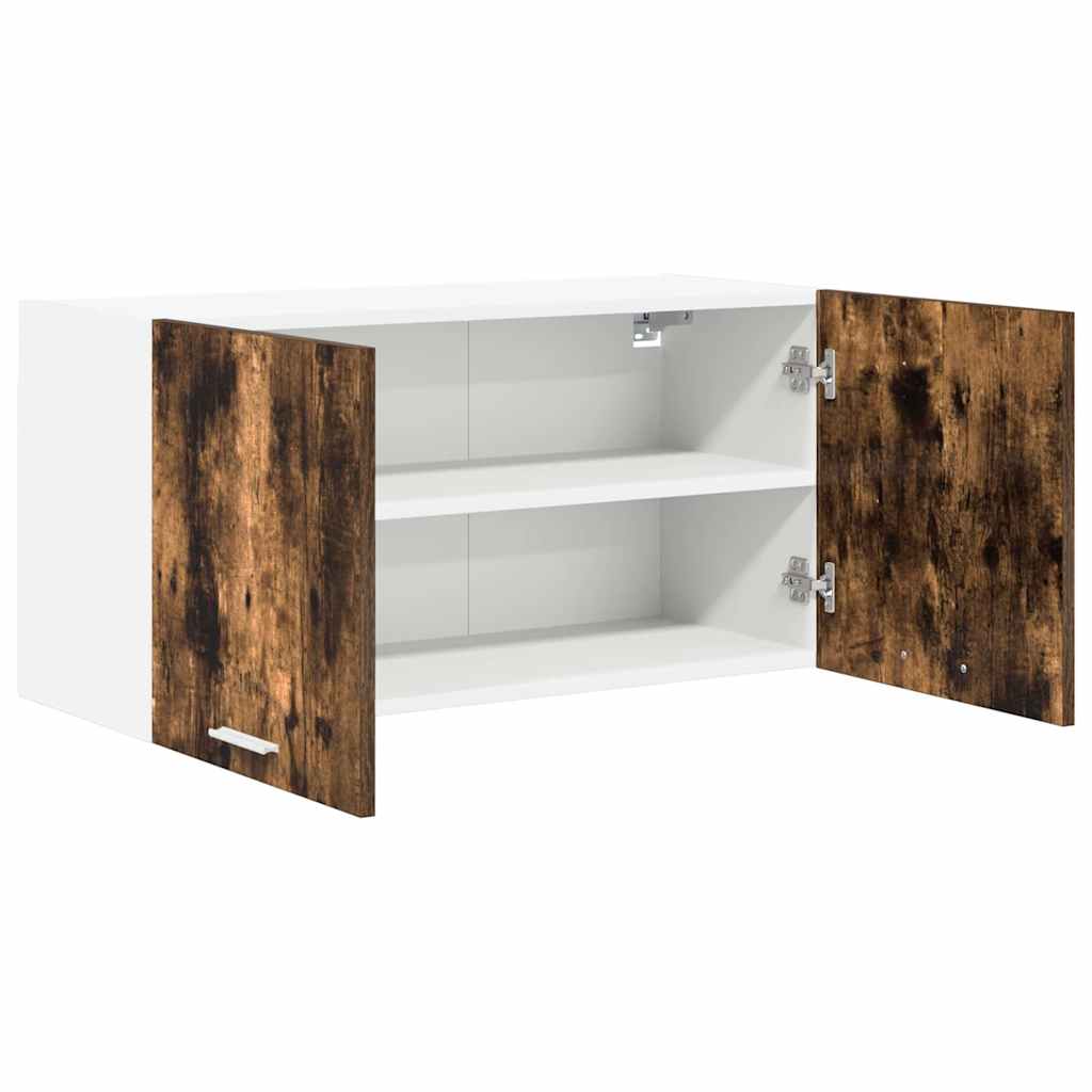 Hanging Cabinet Smoked Oak 80 x 31 x 40 cm Engineered Wood