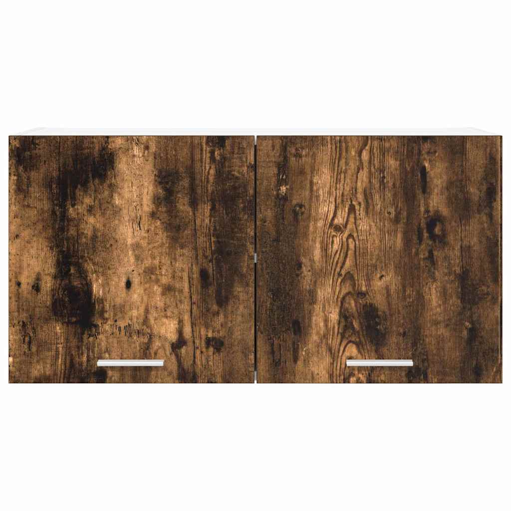 Hanging Cabinet Smoked Oak 80 x 31 x 40 cm Engineered Wood