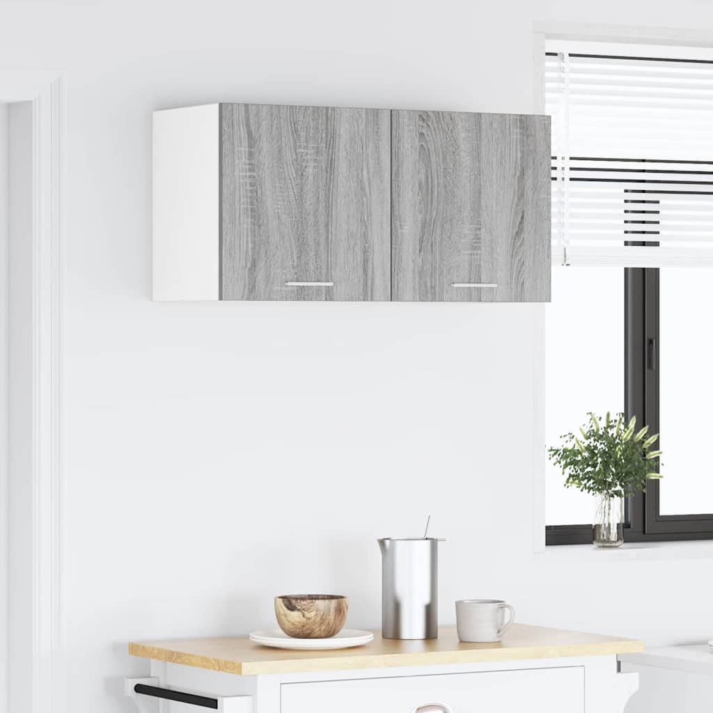 Hanging Cabinet Grey Sonoma 80 x 31 x 40 cm Engineered Wood
