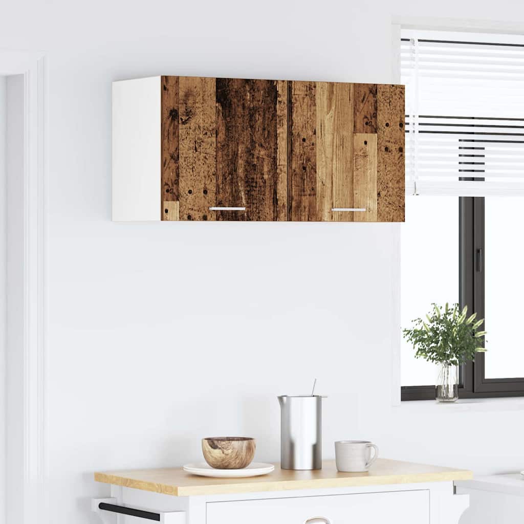 Hanging Cabinet Old Wood 80 x 31 x 40 cm Engineered Wood
