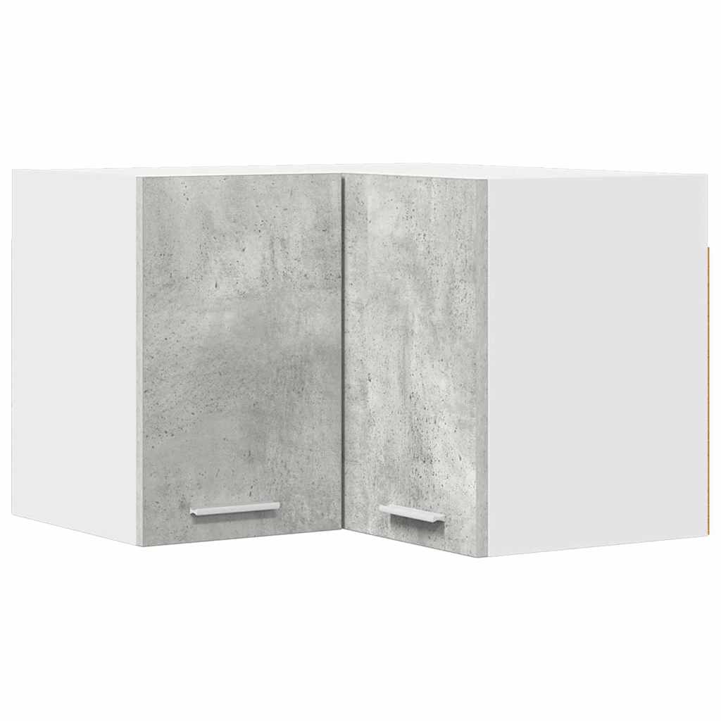 Hanging Cabinet Concrete Grey and White 57 x 57 x 40 cm