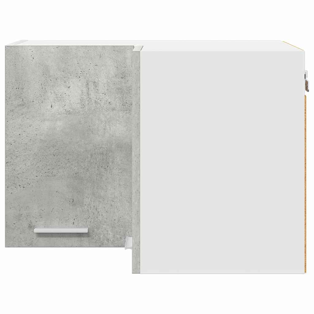 Hanging Cabinet Concrete Grey and White 57 x 57 x 40 cm