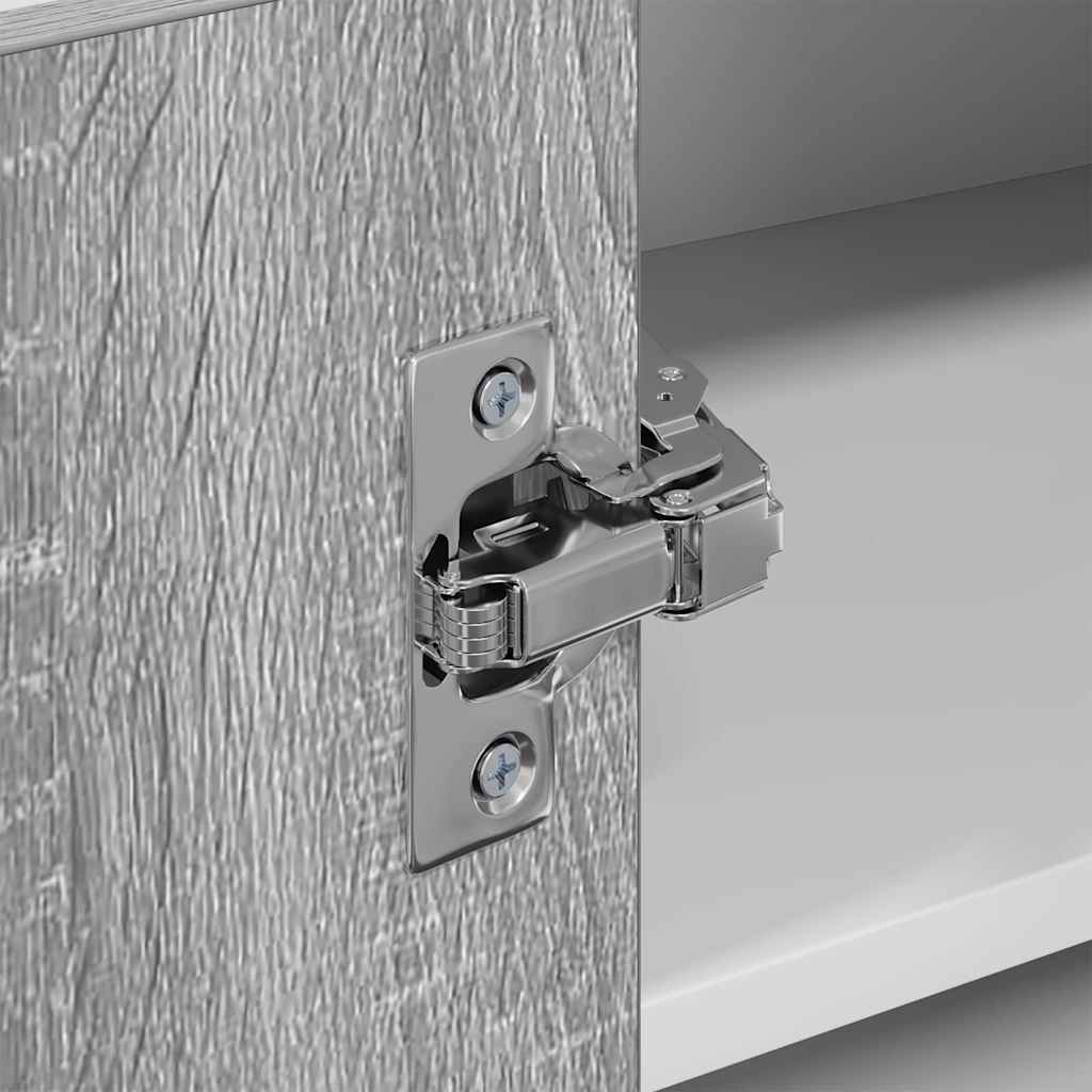Hanging Cabinet Grey Sonoma and White 57 x 57 x 40 cm
