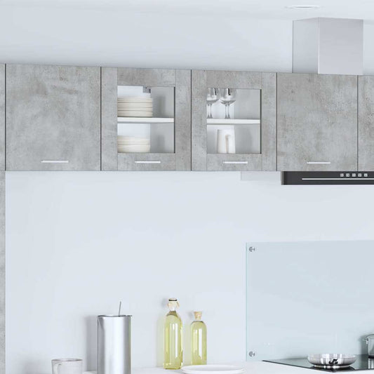 Hanging Cabinet Concrete Grey 40 x 31 x 40 cm Engineered Wood