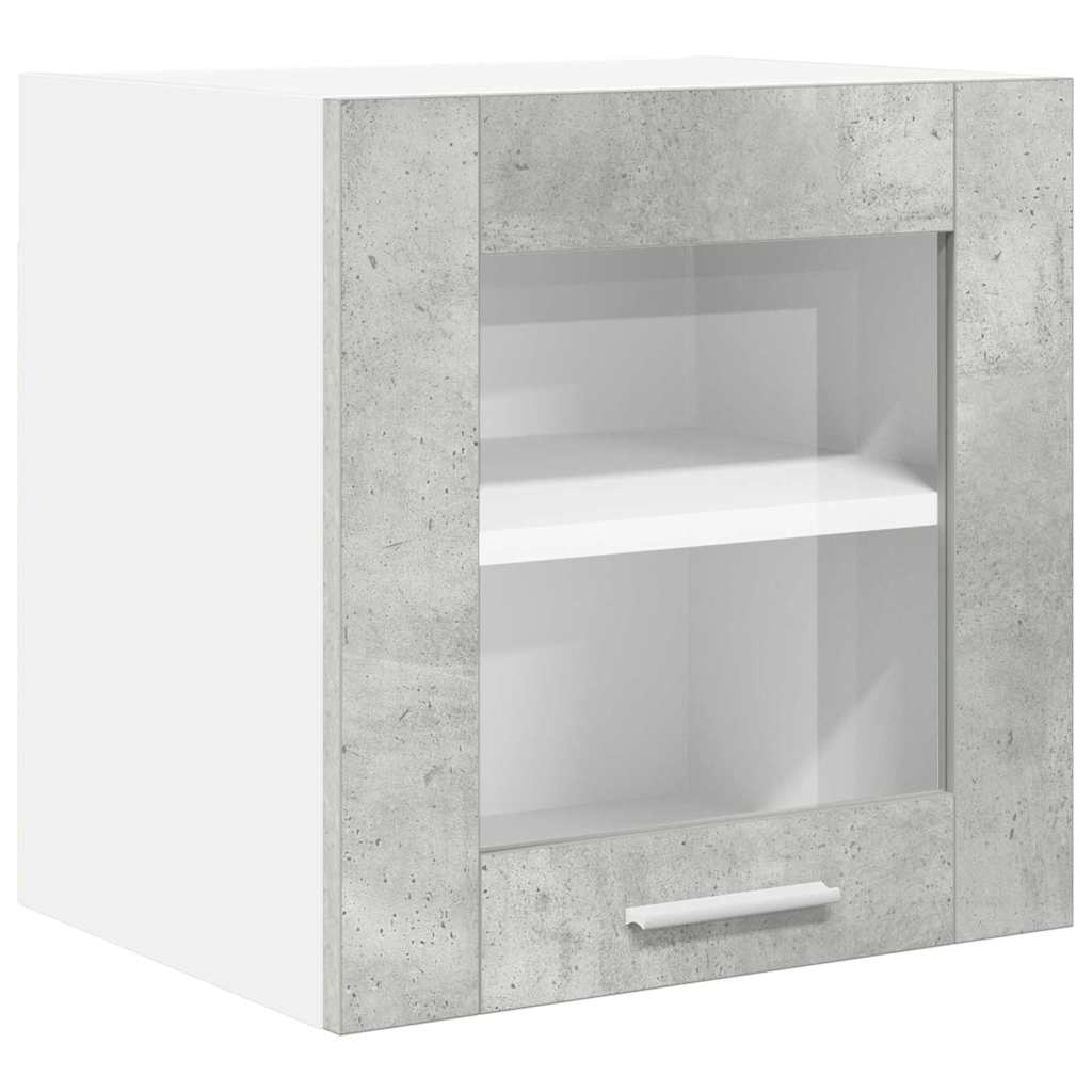 Hanging Cabinet Riga 2 pcs Concrete Grey 40 x 31 x 40 cm