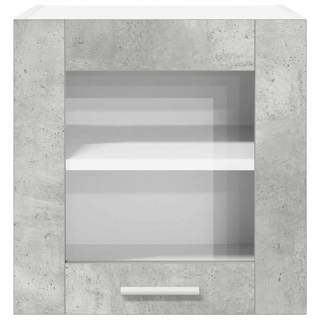 Hanging Cabinet Riga 2 pcs Concrete Grey 40 x 31 x 40 cm