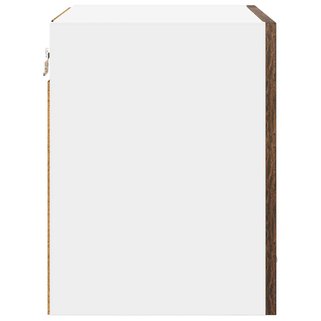 Hanging Cabinet with Storage 2 pcs Smoked Oak 40 x 31 x 40 cm