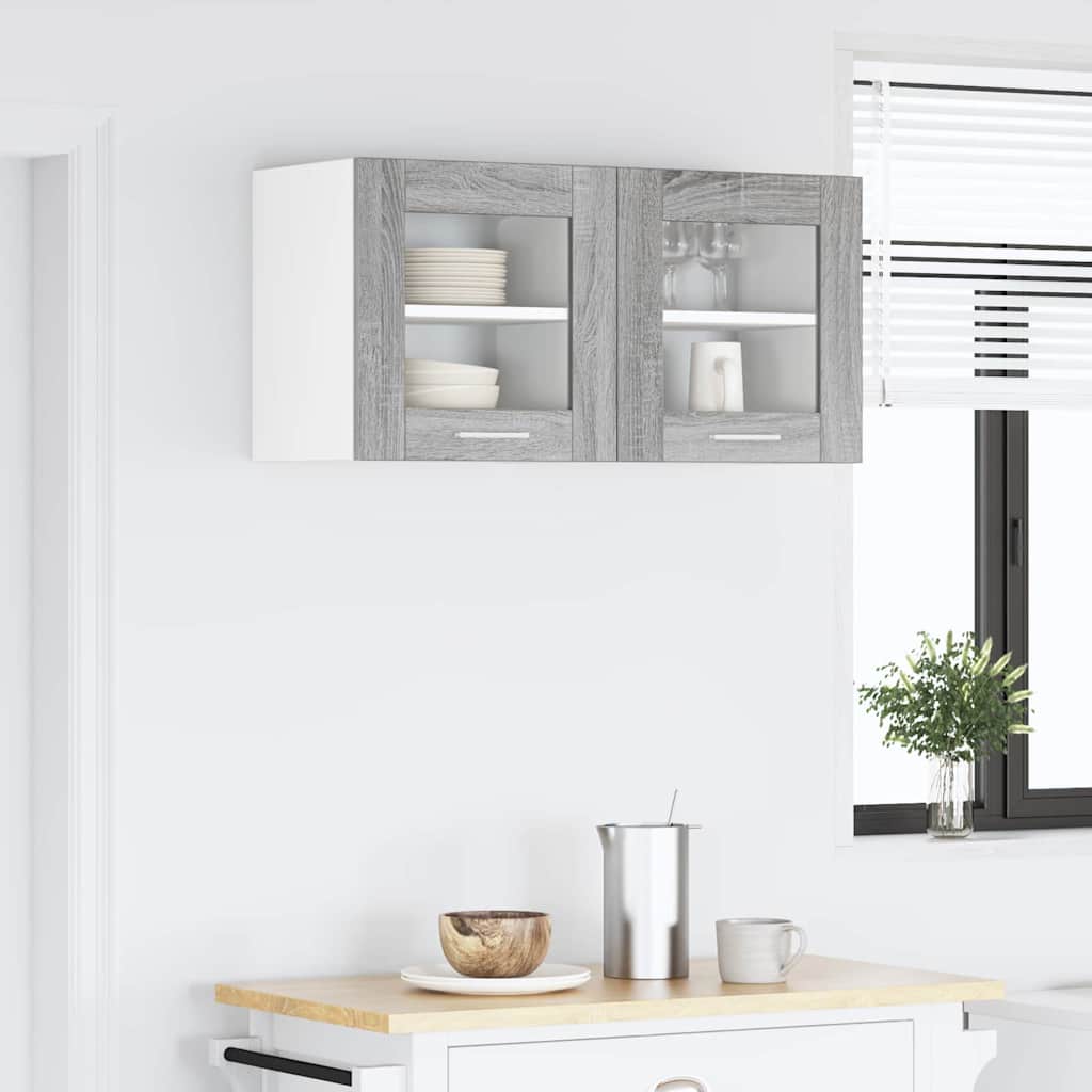 Hanging Cabinet Grey Sonoma 40 x 31 x 40 cm Engineered Wood