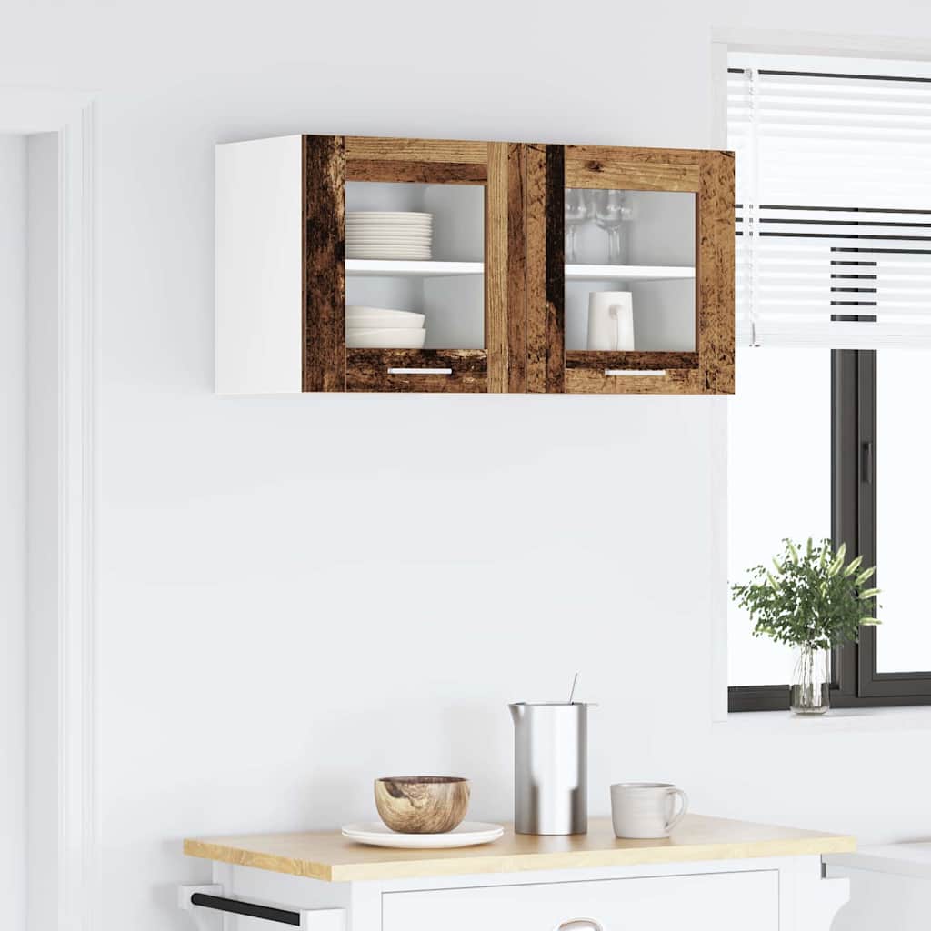 Hanging Cabinet Old Wood 40 x 31 x 40 cm Engineered Wood