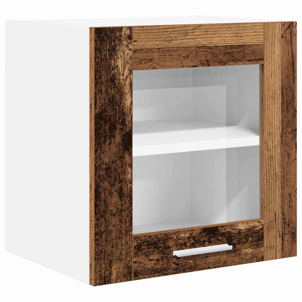 Hanging Cabinet 2 pcs Old Wood 40 x 31 x 40 cm Engineered Wood