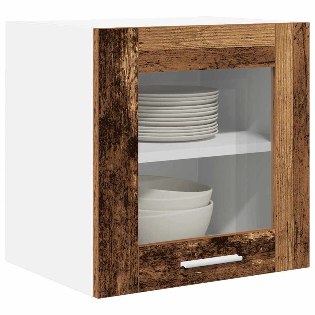Hanging Cabinet 2 pcs Old Wood 40 x 31 x 40 cm Engineered Wood