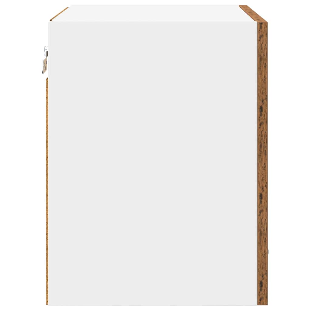 Hanging Cabinet 2 pcs Old Wood 40 x 31 x 40 cm Engineered Wood