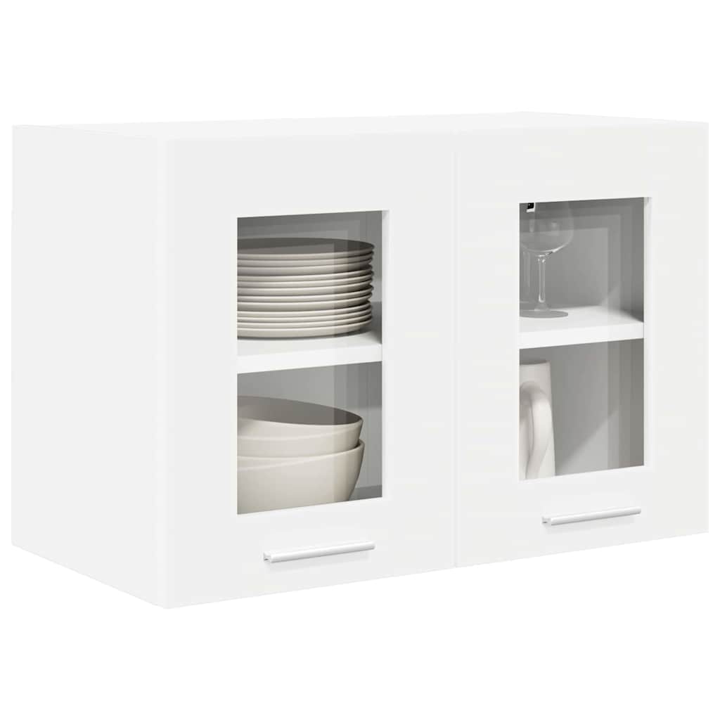 Hanging Cabinet 2 pcs White 60 x 31 x 40 cm Engineered Wood